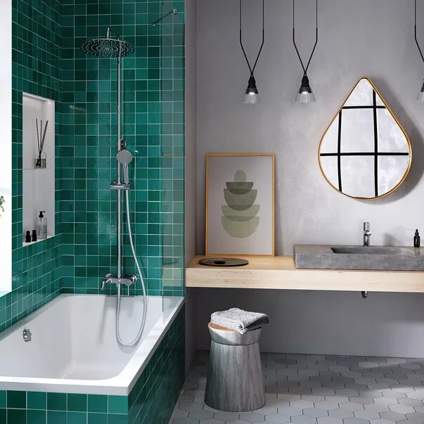 Coloana de dus cu baterie monocomanda Ferro Fiesta [1]