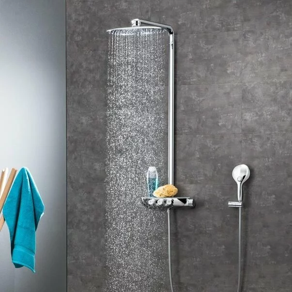 Coloana de dus cu baterie termostatata Grohe RainShower System SmartControl 360 Duo [1]