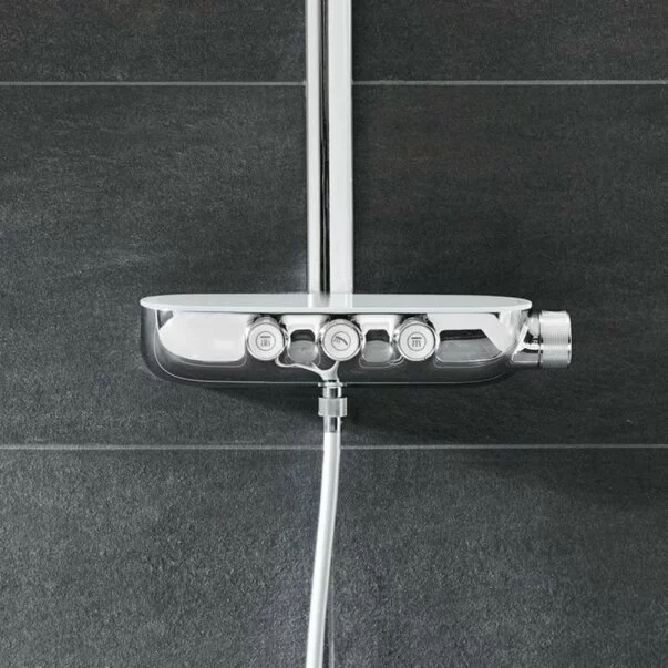 Coloana de dus cu baterie termostatata Grohe RainShower System SmartControl 360 Duo [4]