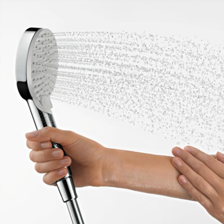 Coloana de dus cu baterie termostatata Hansgrohe Vernis Blend 200 cu 2 functii [8]