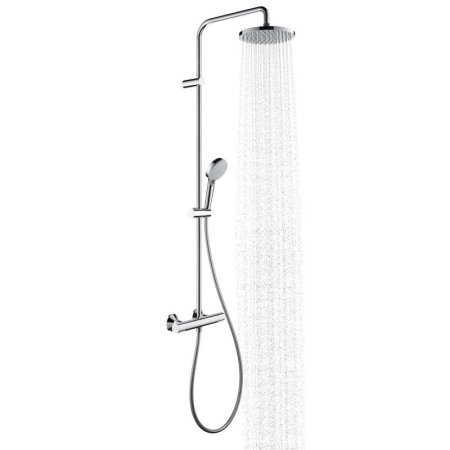 Coloana de dus cu baterie termostatata Hansgrohe Vernis Blend 200 cu 2 functii [1]