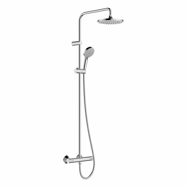 Sisteme de dus - Coloana de dus cu baterie termostatata Hansgrohe Vernis Blend 200 cu 2 functii