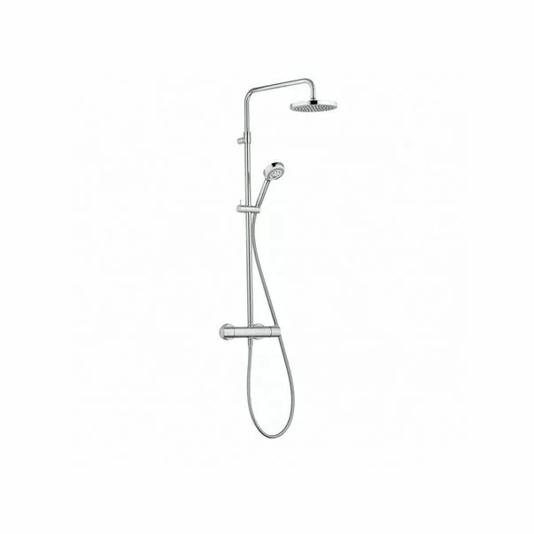 Sisteme de dus - Coloana de dus cu baterie termostatata Kludi Logo cu para de dus Kludi logo 3S