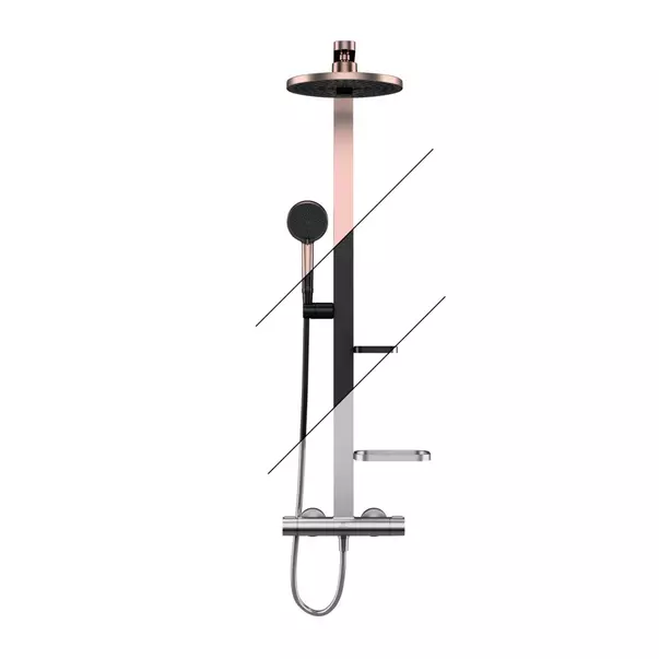 Coloana de dus cu baterie termostatata mat Ideal Standard Alu+ [1]