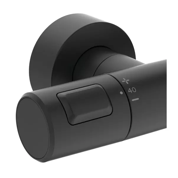 Coloana de dus cu termostat Ideal Standard Ceratherm T25 negru mat palarie 1 functie [8]