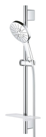 Coloana de dus Grohe 26575000, dus SmartActive 130, montaj aparent, numar functii para dus 3, lungime furtun m 1.5, crom [3]