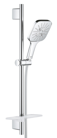 Baie - Coloana de dus Grohe 26584000, dus SmartActive, montaj aparent, numar functii para dus 3, lungime furtun m 1.5, crom