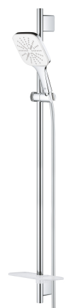 Coloana de dus Grohe 26586LS0, SmartActive 130 Cube, 1/2'', 3 functii, 900 mm, etajera, crom [3]