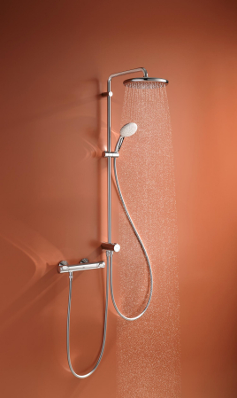 Coloana de dus Grohe 26675001, dus Tempesta 250, montaj aparent, numar functii para dus 3, palarie de dus fix, crom [5]