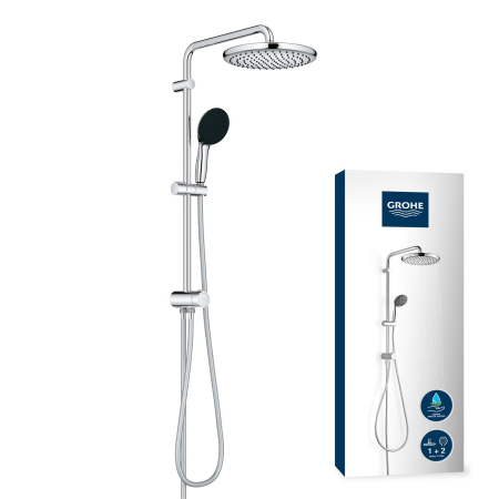 Coloana de dus Grohe 26680001, dus Vitalio Start 250, montaj aparent, numar functii para dus 2, crom [8]