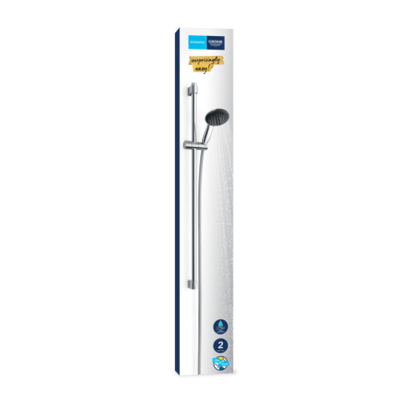 Coloana de dus Grohe 26954001, 1.75 m, 110 mm, 900 mm, 2 functii para dus, 1/2 conexiune furtun, Crom [11]