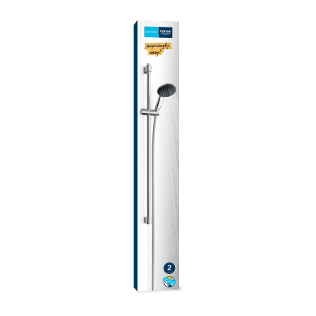 Coloana de dus Grohe 26955001, dus Vitalio Start 110, montaj aparent, numar functii para dus 2, crom [20]