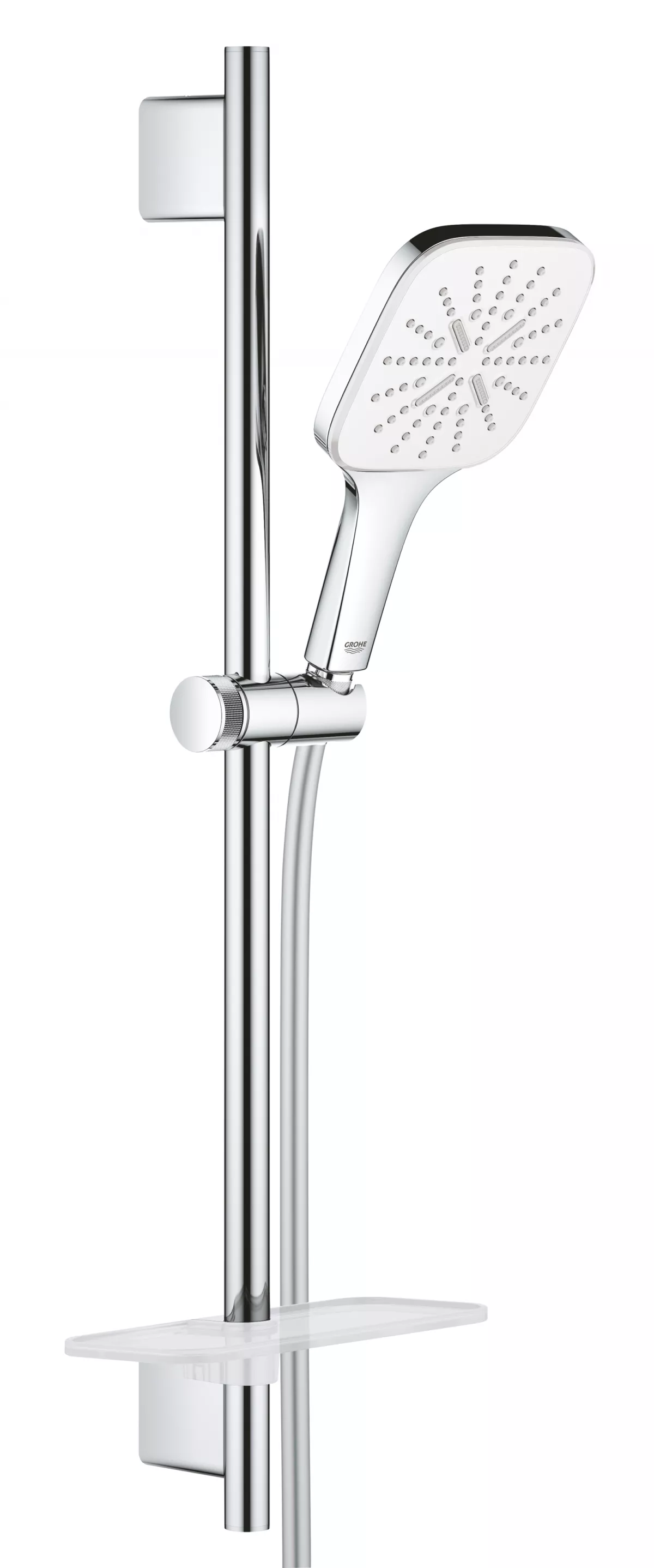 Coloane de dus - Coloana de dus Grohe SmartActive Cube, 1/2'', universala, 3 functii, 600 mm, crom, 26584LS0