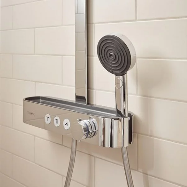 Coloana de dus Hansgrohe Pulsify S 260 crom cu termostat ShowerTablet Select 400 [9]
