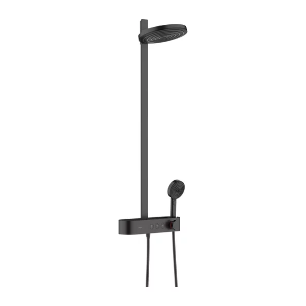 Coloane de dus - Coloana de dus Hansgrohe Pulsify S 260 negru mat cu termostat ShowerTablet Select 400