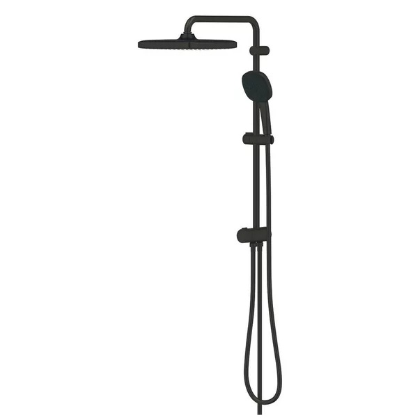Coloana de dus negru mat Grohe Tempesta Cosmopolitan 250 Cube fara baterie [2]