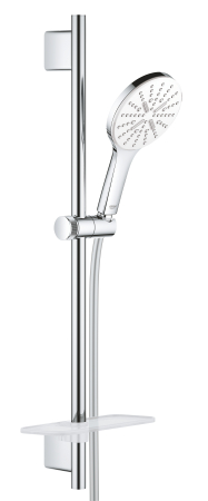 Coloane de dus - Coloana dus Grohe 26577LS0, SmartActive 130, 600 mm, 3 functii, etajera, crom
