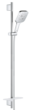 Sisteme de dus - Coloana dus Grohe 26586000, 1.75 m, 130 mm, 900 mm, 3 functii para dus, 1/2 conexiune furtun, conexiune universala, Crom