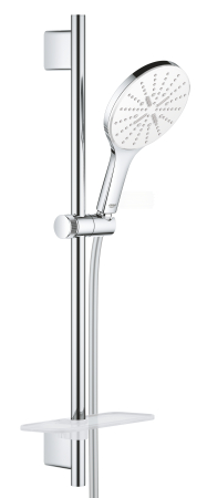Coloane de dus - Coloana dus Grohe 26592LS0, SmartActive 150, 600 mm, 3 functii, etajera, crom
