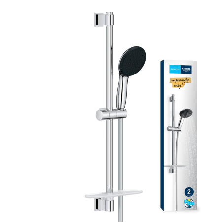 Coloana dus Grohe 26952001, 1.75 m, 110 mm, 620 mm, 2 functii para dus, 1/2 conexiune furtun, conexiune universala, Crom [3]