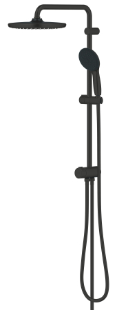 Coloana dus Grohe 269802431, 1.5 m, 110 mm, 736 mm, 250 mm, 3 functii para dus, 1/2 conexiune furtun, Negru [3]