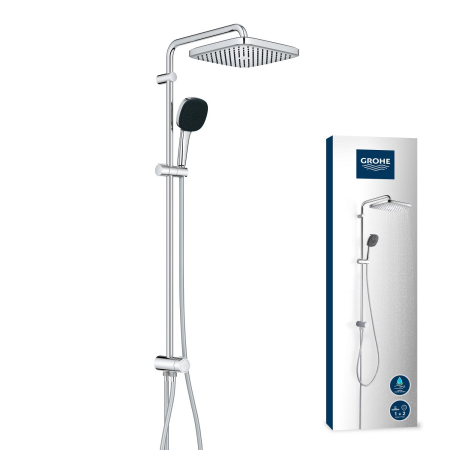 Coloana dus Grohe 26986001, 1.5 m, 110 mm, 1136 mm, 250 mm, 2 functii para dus, 1/2 conexiune furtun, Crom [5]