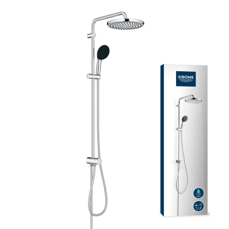 Coloana dus Grohe 26989001, 1.5 m, 110 mm, 1136 mm, 250 mm, 2 functii para dus, 1/2 conexiune furtun, Crom [9]