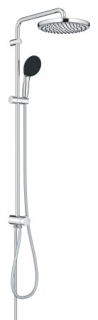 Sisteme de dus - Coloana dus Grohe 26989001, 1.5 m, 110 mm, 1136 mm, 250 mm, 2 functii para dus, 1/2 conexiune furtun, Crom