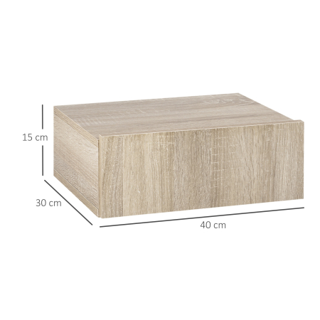  Comodine Suspendate 40×30 cm in Stil Modern - Legno [2]