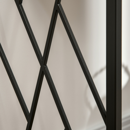  Consola 120cm, masa canapea industriala cu cadru metalic pentru sufragerie, hol, maro [8]