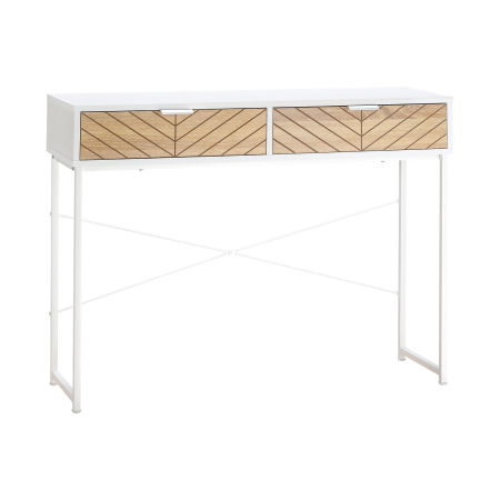 Cuiere -  Consola Moderna Alba - 2 Sertare, 100×30×75 cm