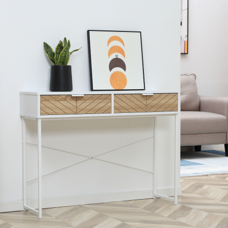  Consola Moderna Alba - 2 Sertare, 100×30×75 cm [1]