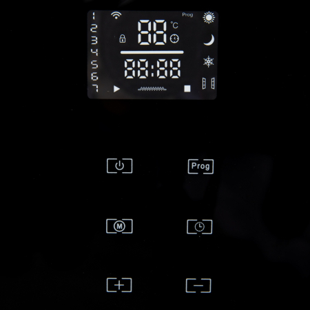 Convector electric 1000W/2000W, negru [3]