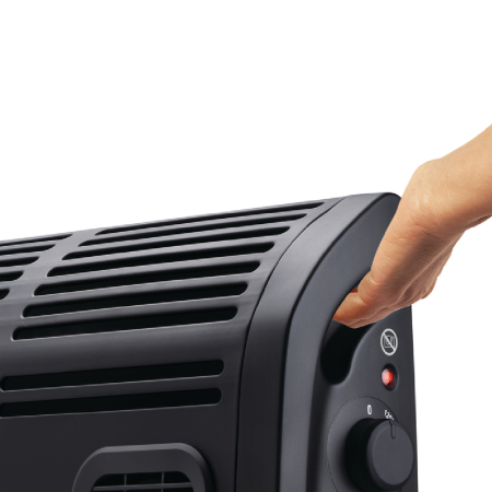 Convector Rowenta Vectissimo CO3035F1, reglabil, termostat mecanic, functie turbo, Negru [2]