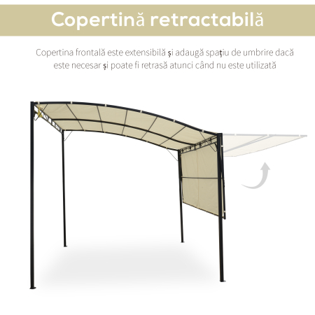  copertina de gradina, 300 x 250 cm, bej [3]