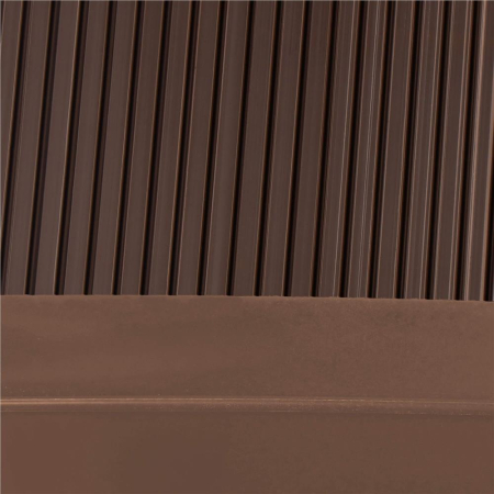 Copertina dubla protectie usa si fereastra, policarbonat cu protectie UV, 200 x 100 cm, maro transparent [11]