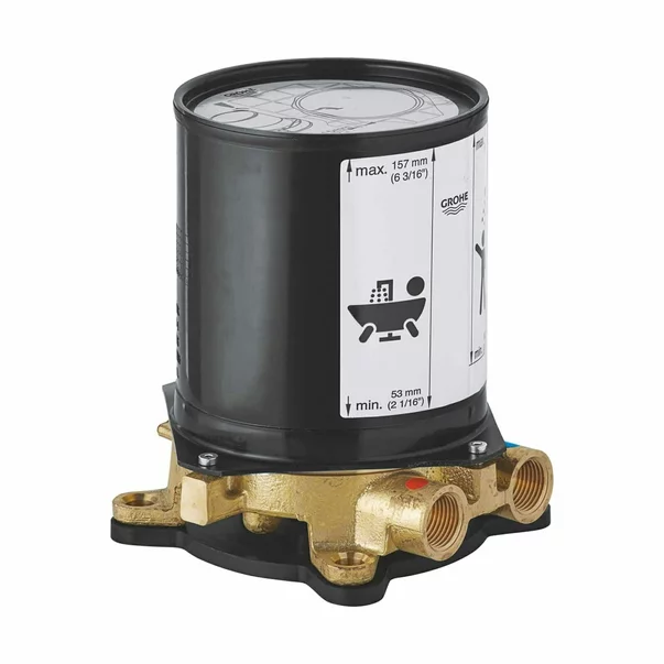 Baterii cada si dus - Corp incastrat Grohe pentru baterii/pipe de cada