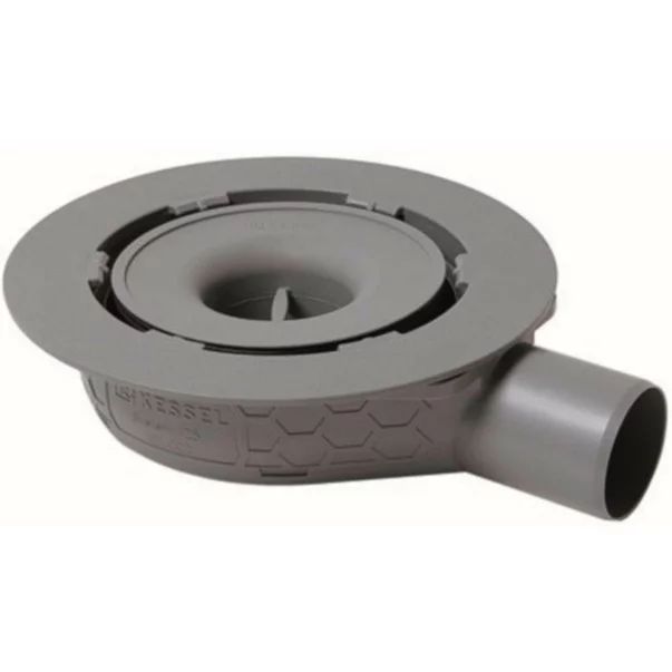 Scurgeri, sifoane, racorduri sanitare - Corp sifon de pardoseala Kessel Ultraflat System 125 cu flansa de hidroizolatie, DN 50