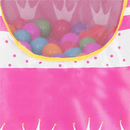 Cort Castel de joaca pentru copii, pliabil, 100x140 cm, roz [6]