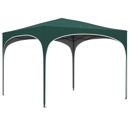 Gradina & balcon -  Cort cu Copertina Pliabila de 3x3m, Verde