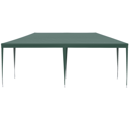  Cort de Gradina cu Orificii de Drenaj, Pereti Detasabili si Ferestre, 6x3 m, Verde [8]