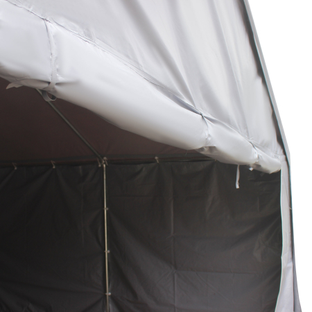  Cort de petrecere 4 x 8 m pentru exterior, Cort pavilion , Gri inchis [7]