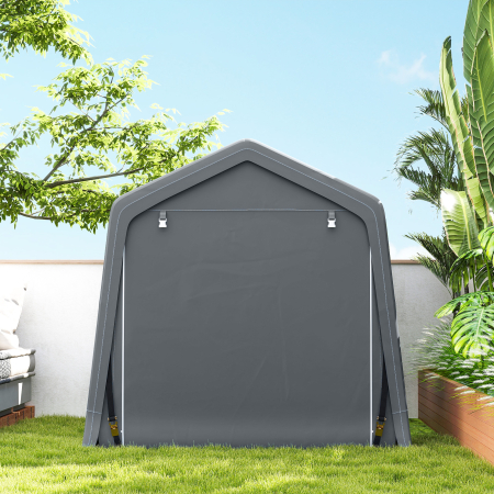  Cort Garaj 240×200×202 cm - Exterior pentru Biciclete & Moto [7]