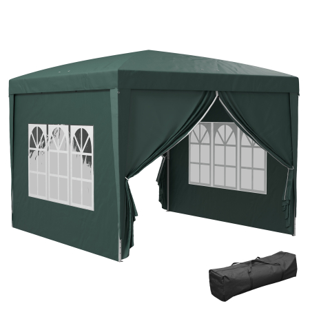 Gradina & balcon -  Cort impermeabil 3x3 m pentru gradina, din Oxford, Verde