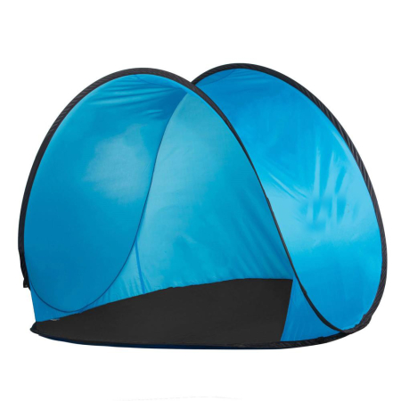 Corturi & articole camping - Cort plaja si picnic semi-deschis Sersimo, protectie UV, 150x120x110cm, albastru