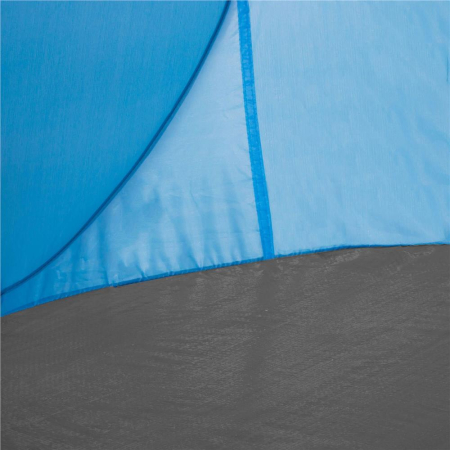 Cort plaja si picnic semi-deschis Sersimo, protectie UV, 150x90x90cm, albastru gri [2]