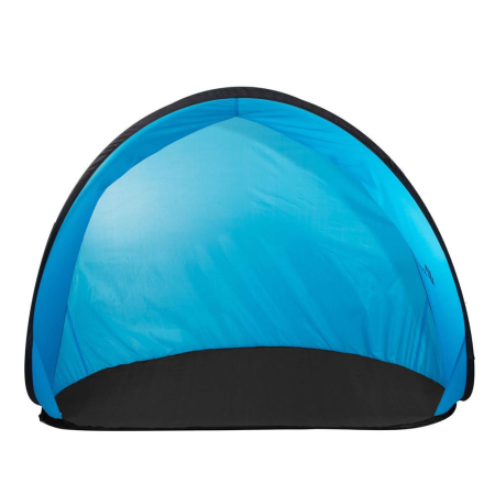 Cort plaja picnic semi-deschis protectie uv pop-up, 150x90x90 cm, montaj rapid, albastru negru [4]