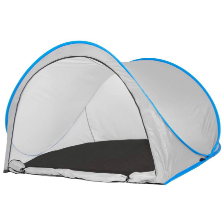 Corturi & articole camping - Cort plaja si picnic semi-deschis Sersimo, protectie UV, 200x120x110cm, gri