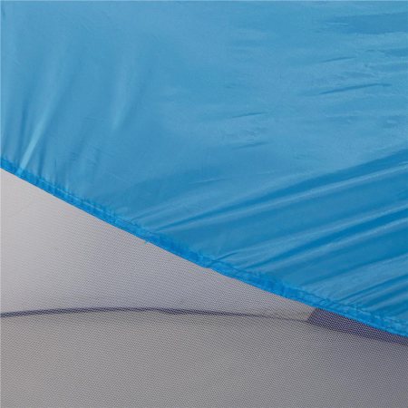 Cort plaja si picnic semi-deschis Sersimo, protectie UV, 200x120x95cm, albastru [3]