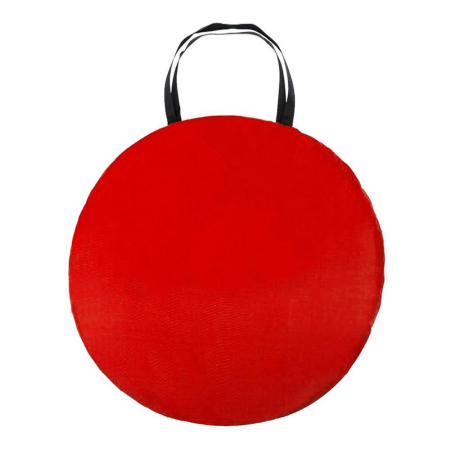 Cort plaja si picnic semi-deschis Sersimo, protectie UV, 200x120x95cm, rosu [7]